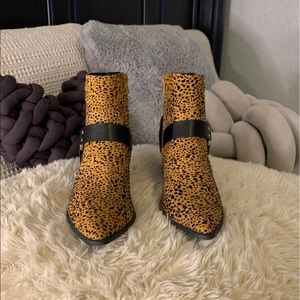 Trendy Cheetah Edgy Booties